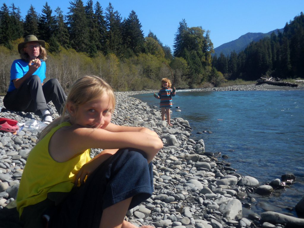 Picnic by the river