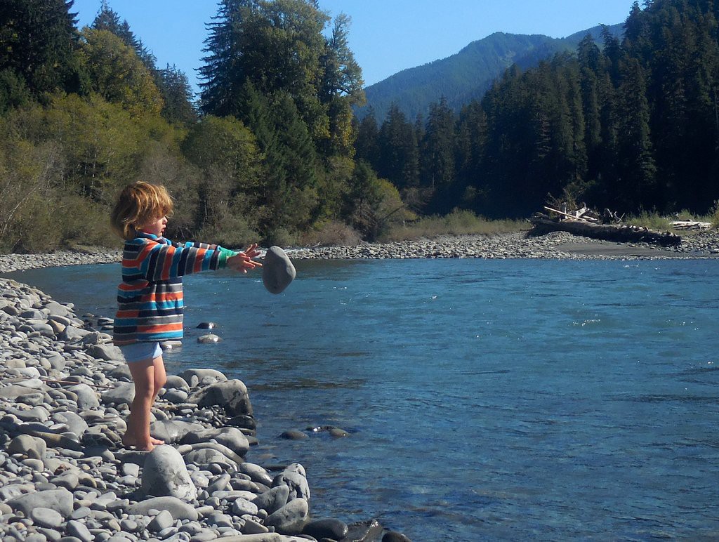 Throwing big rocks