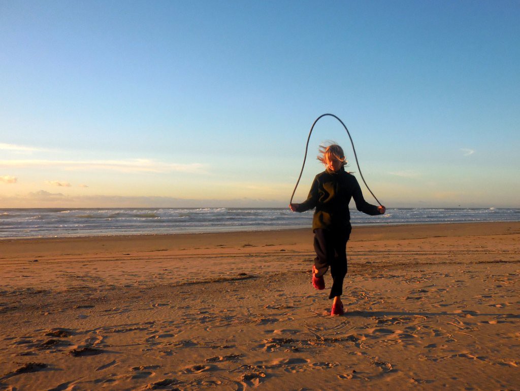 Kelp jump roping 