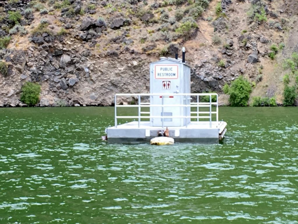 the floating bathroom was a big hit ...